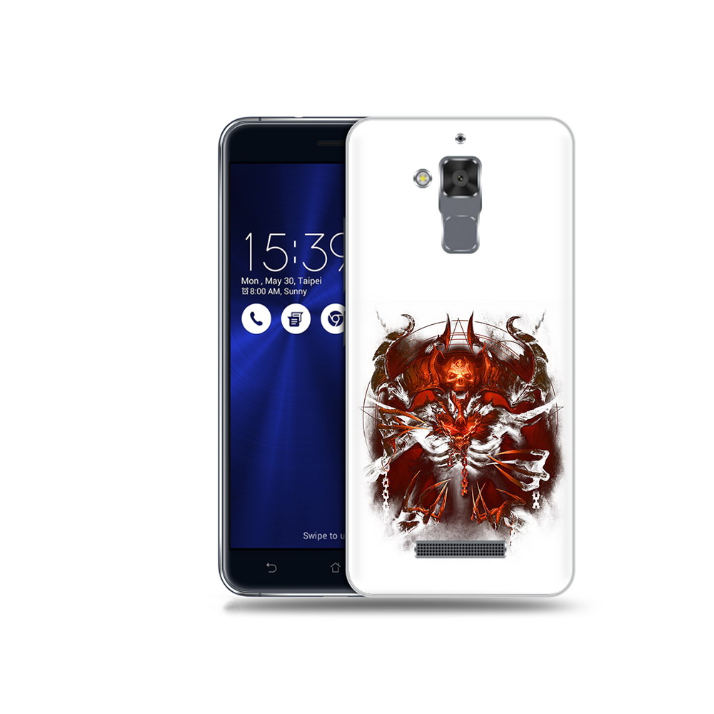 

Чехол MyPads Tocco для Asus ZenFone 3 Max (ZC520TL) яркий демон, Прозрачный, Tocco