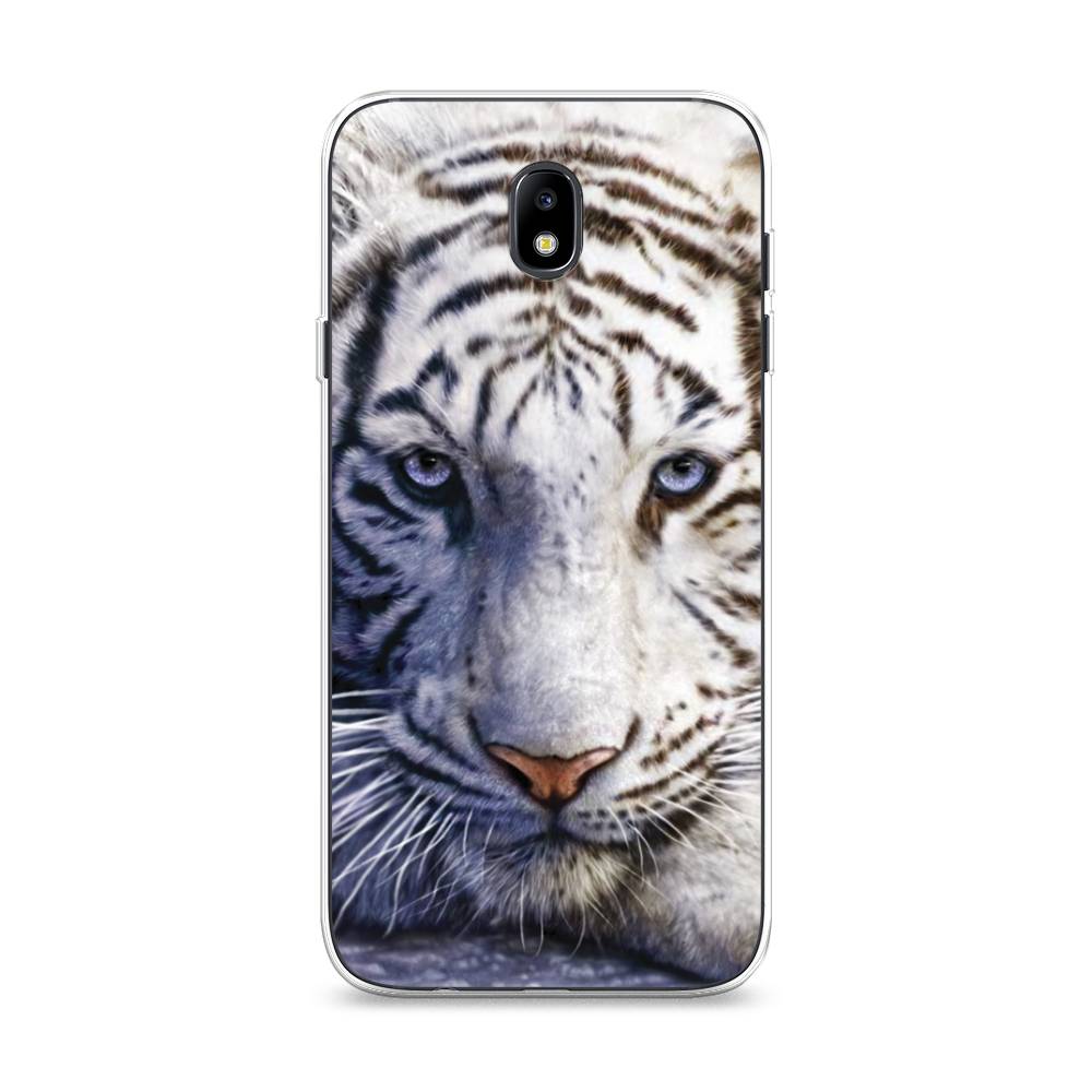 

Чехол на Samsung Galaxy J7 2017 "Бенгальский тигр", Коричневый;белый, 23150-1