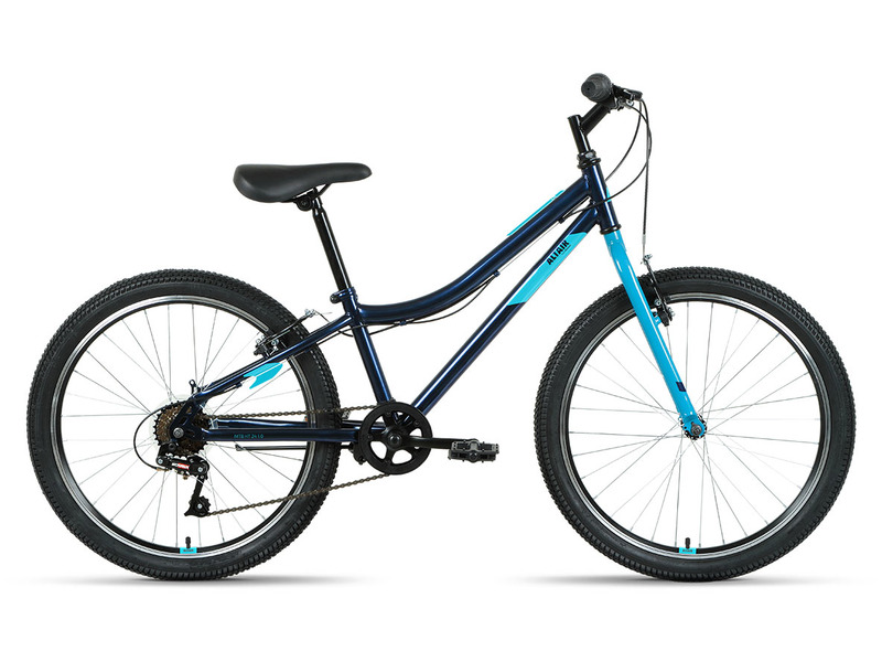 фото Подростковый велосипед altair mtb ht 24 1.0, год 2022, цвет синий-зеленый