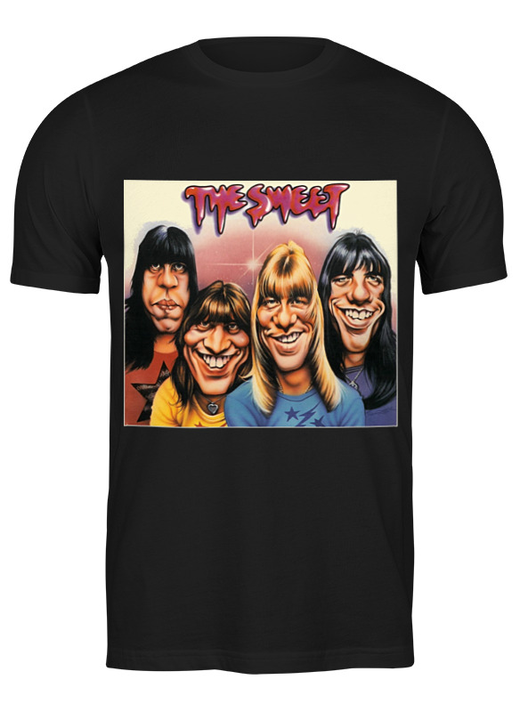 

Футболка мужская The sweet 1845374 Printio черная 3XL, The sweet 1845374