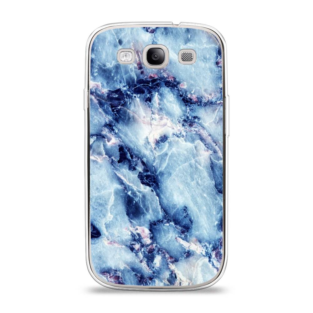 

Чехол на Samsung Galaxy S3 "Мрамор с синими прожилками", Синий, 23750-3