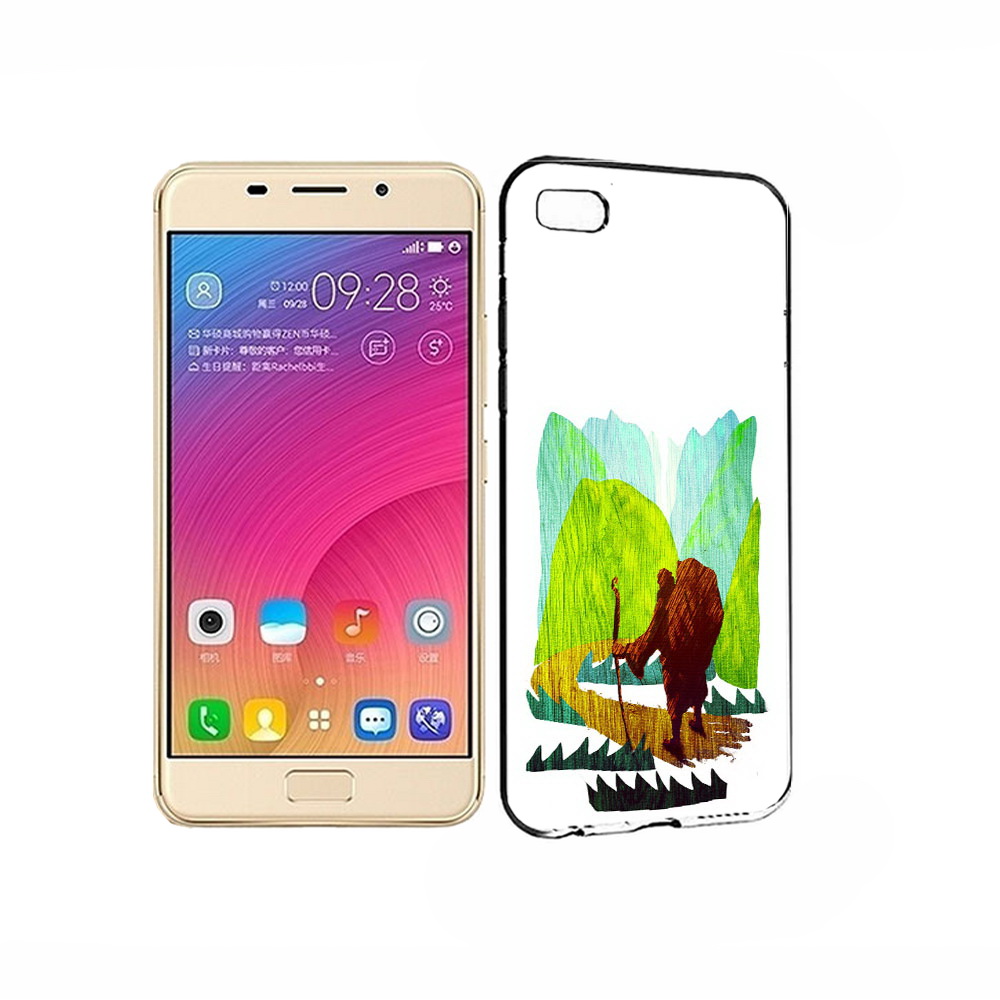 

Чехол MyPads Tocco для Asus ZenFone 3S Max Лесная тропа, Прозрачный, Tocco