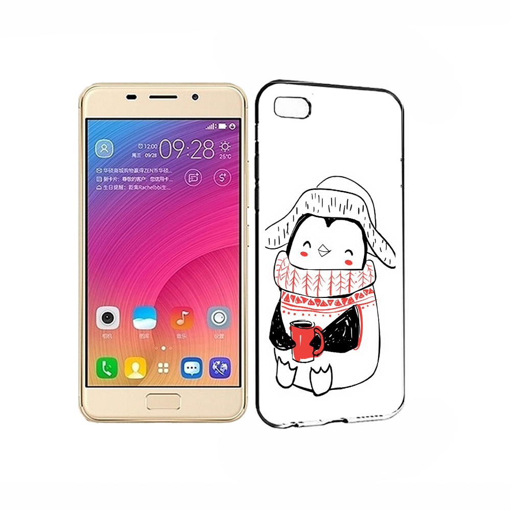 

Чехол MyPads Tocco для Asus ZenFone 3S Max Милый пингвин, Прозрачный, Tocco