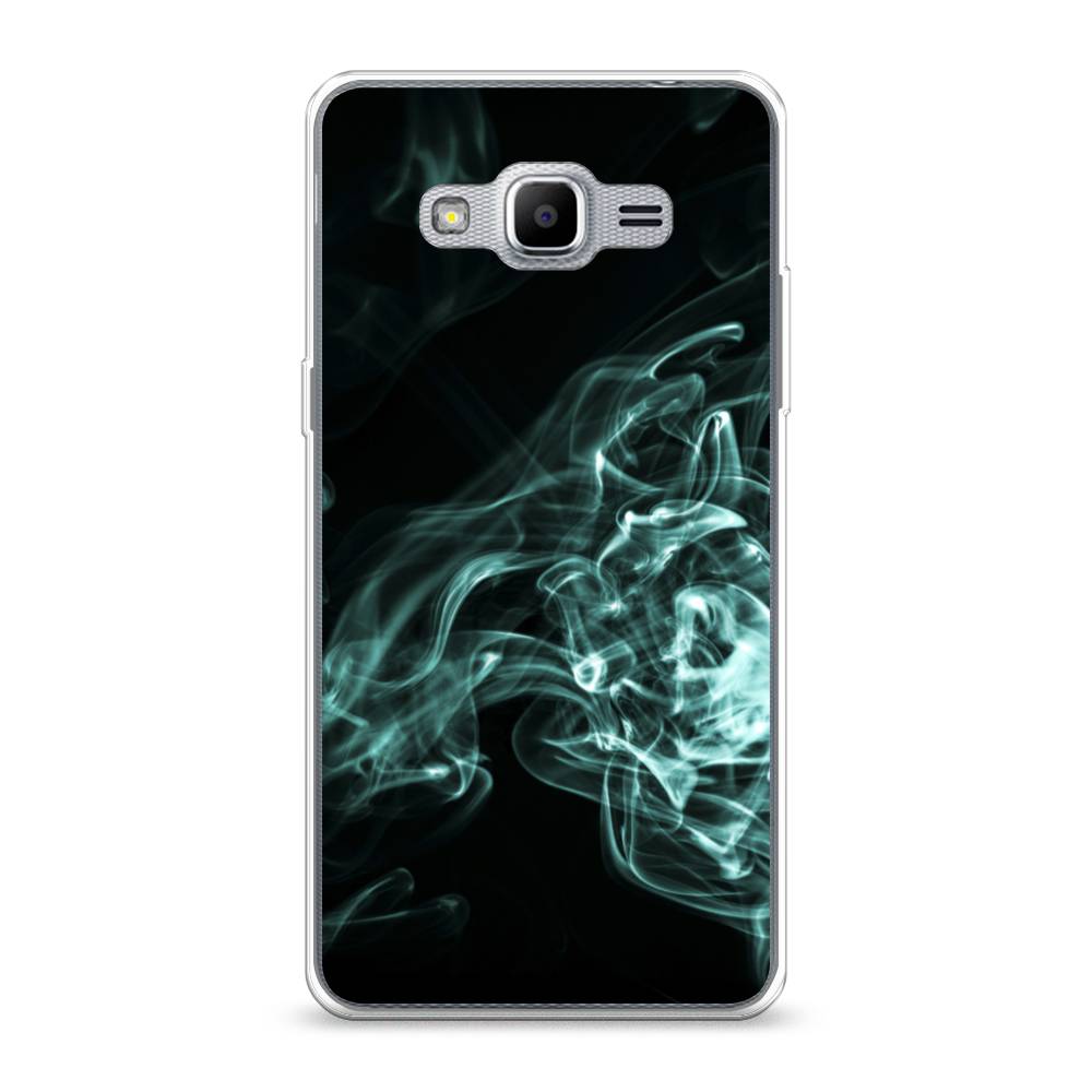 

Чехол на Samsung Galaxy Grand Prime "Дым", Голубой;черный, 22350-3