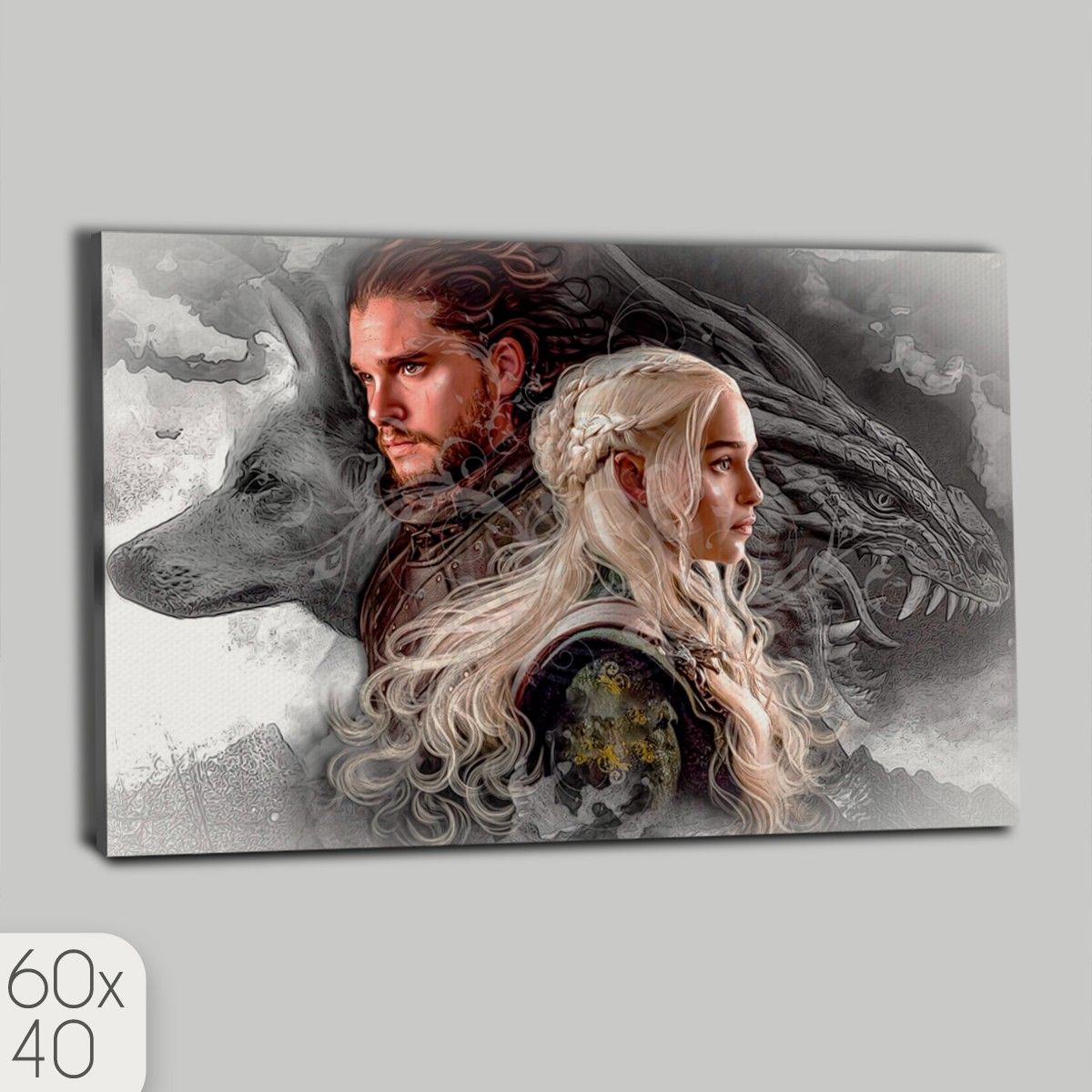 Картина интерьерная на холсте сериал игра престолов- 1882