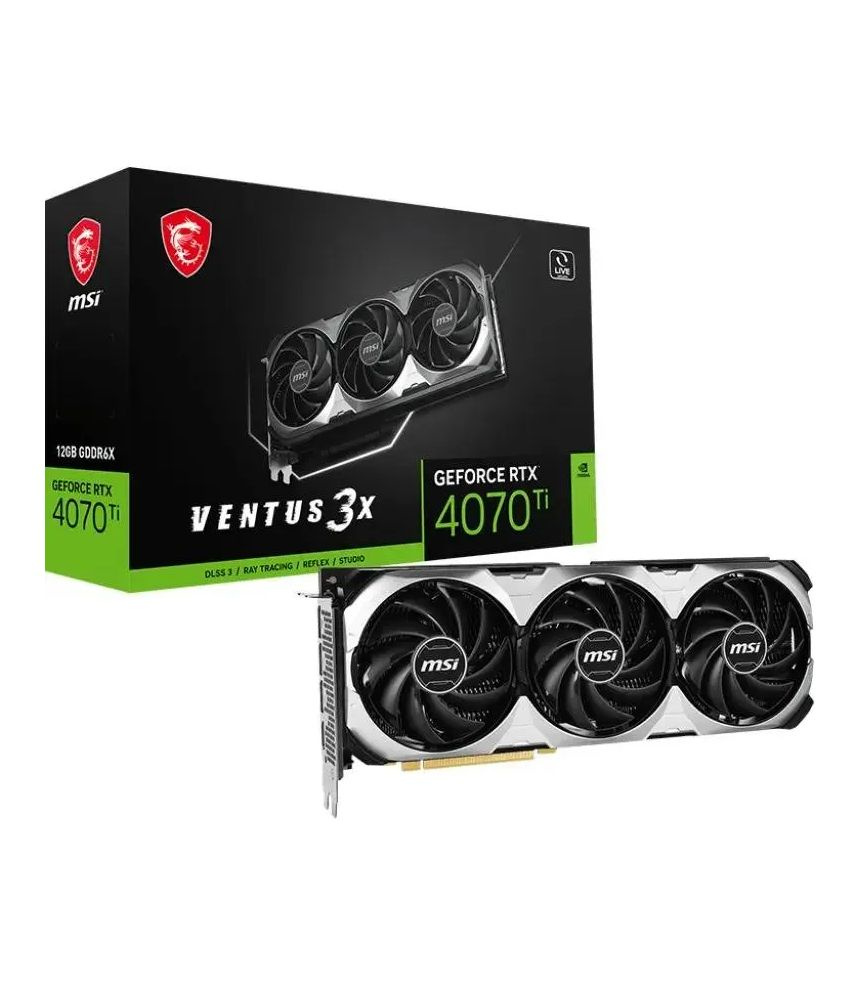 

Видеокарта MSI RTX4070TI Super Vent 3X [RTX 4070TI Super Vent 3X], Черный, RTX 4070 TI Super Vent 3X