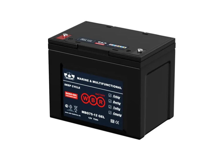 

Аккумулятор автомобильный WBR GEL Marine MBG 75-12 75Ah, Аккумулятор (АКБ) WBR GEL Marine MBG 75-12 75Ah