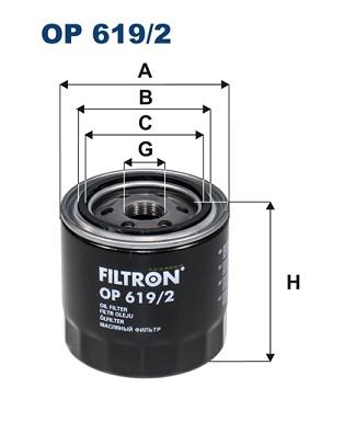 

Фильтр масляный FILTRON OP619/2