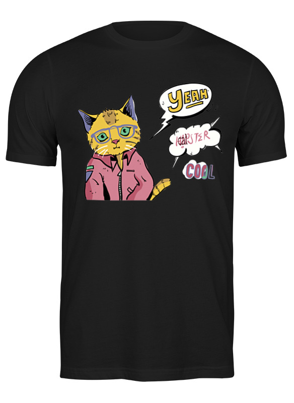 

Футболка мужская Printio Cats here 2984802 черная 2XL, Черный, Cats here 2984802