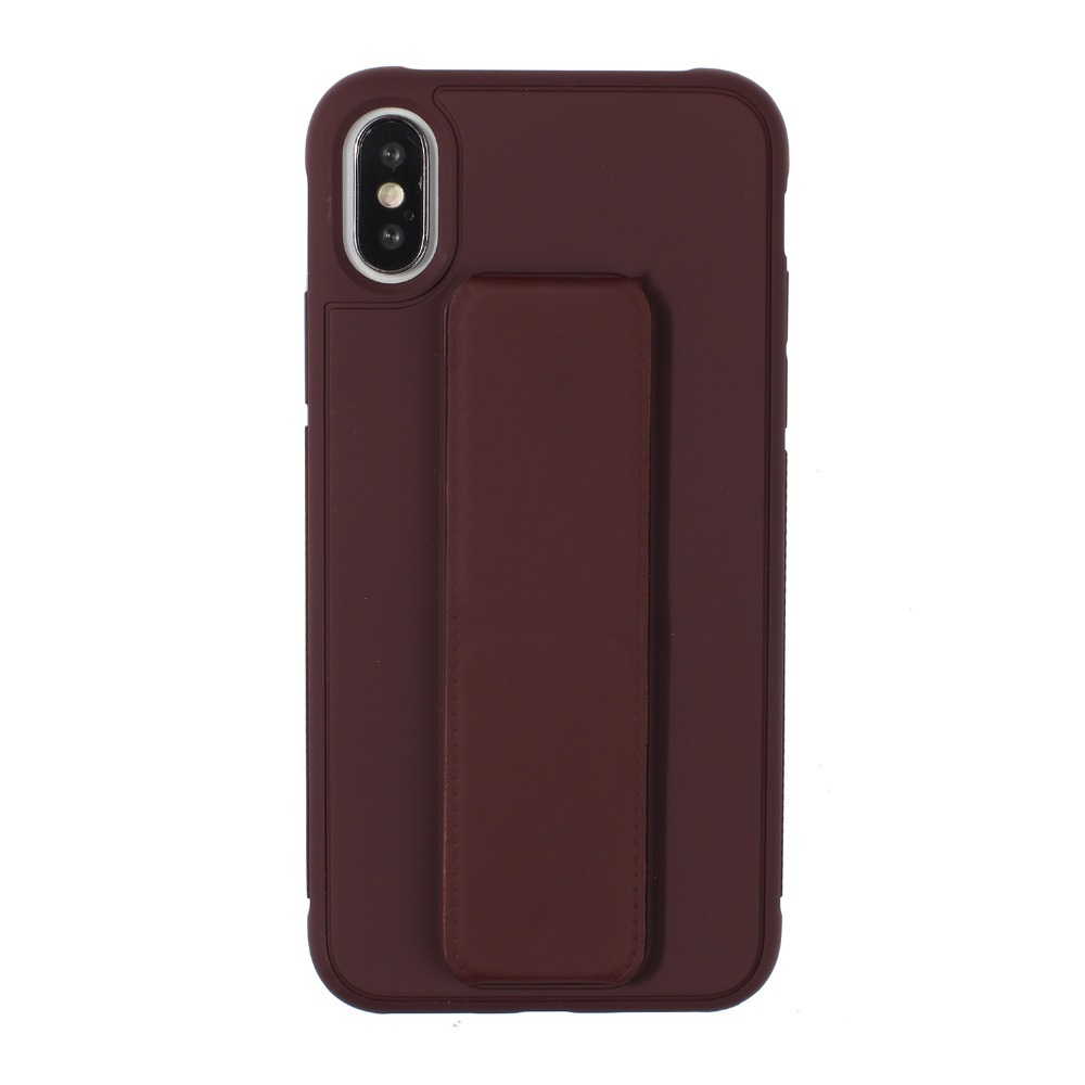 

Чехол силиконовый для iPhone XR с магнитной подставкой бордовый, Apple iPhone XR