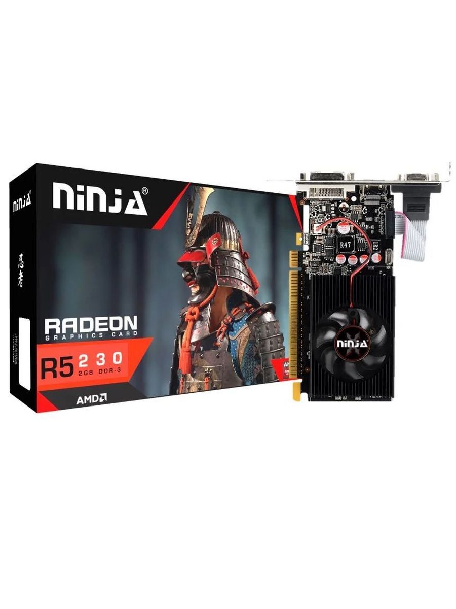 

Видеокарта Sinotex Ninja AMD Radeon R5 230 (AFR523023F), Черный, Radeon R5 230