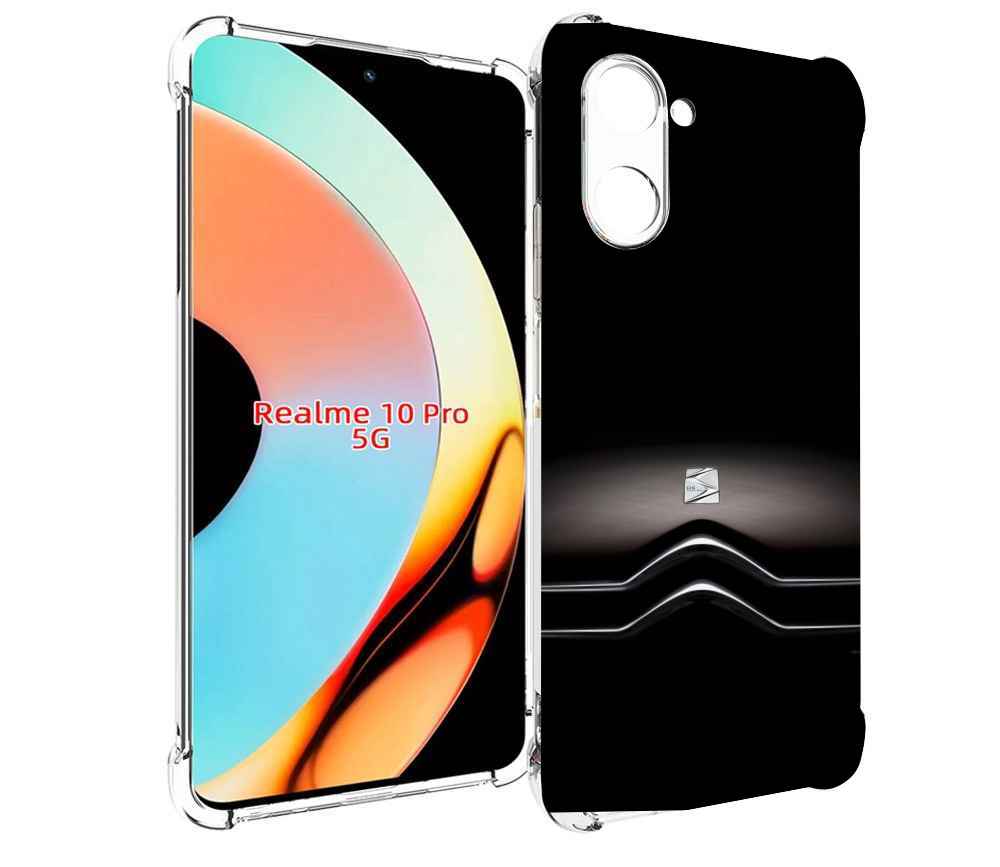 

Чехол бампер MyPads ситроен citroen 2 для Realme 10 Pro противоу..., Прозрачный, Tocco