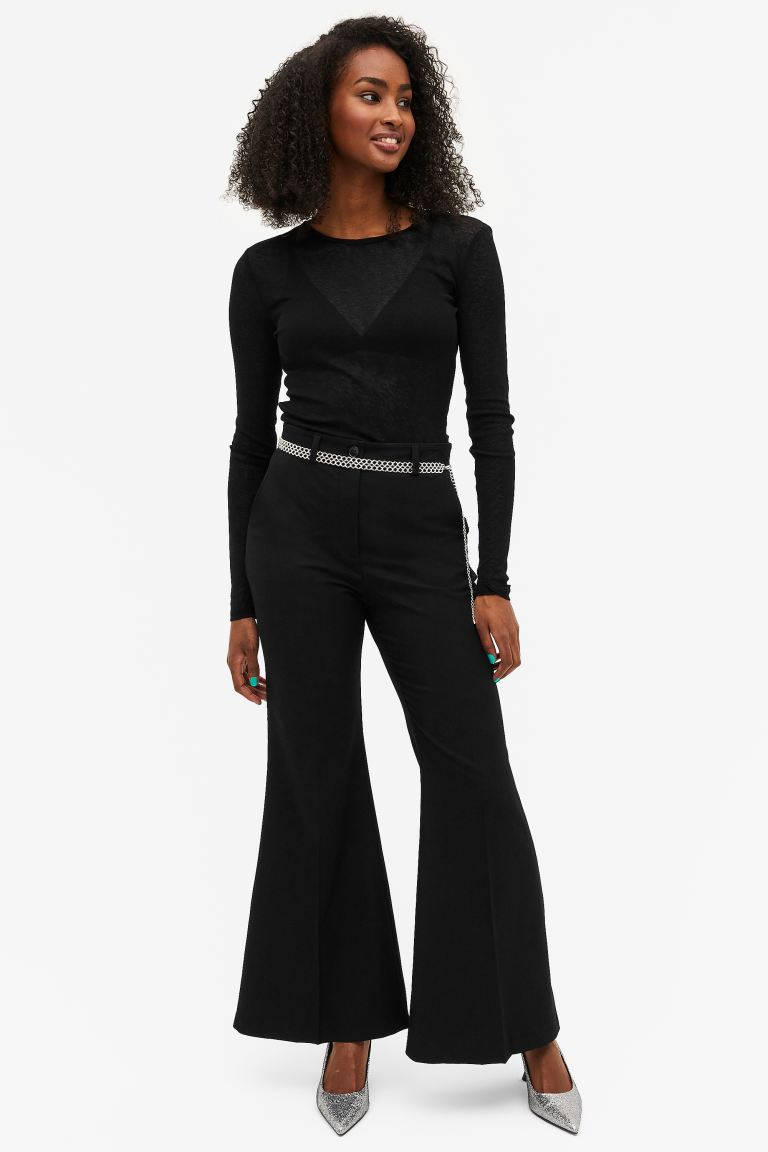 

Брюки женские Monki 1093959002 черные 34 (доставка из-за рубежа), 1093959002