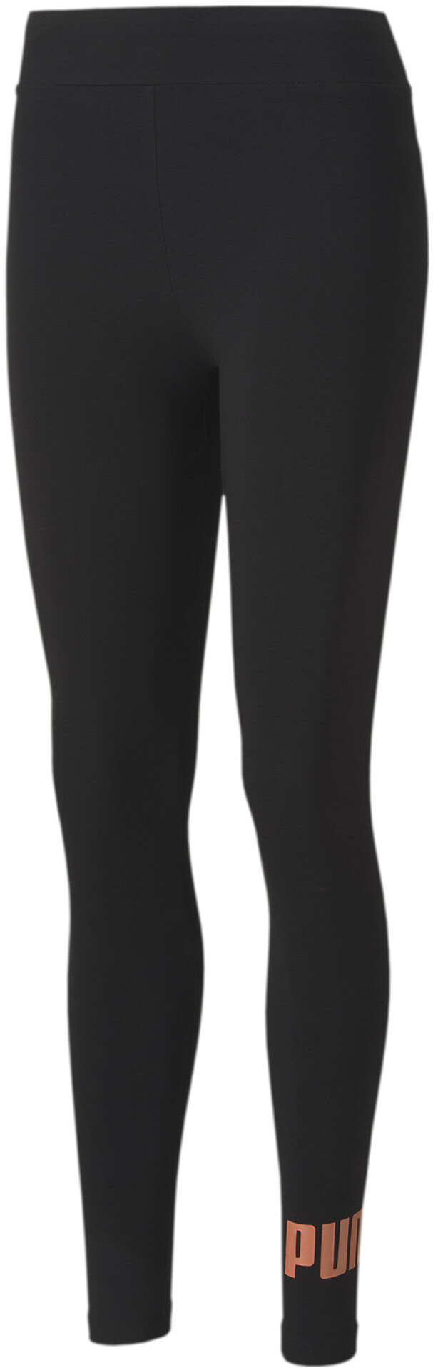 Леггинсы женские Puma Ess Logo Leggings Black-Nrgy Peach черные L