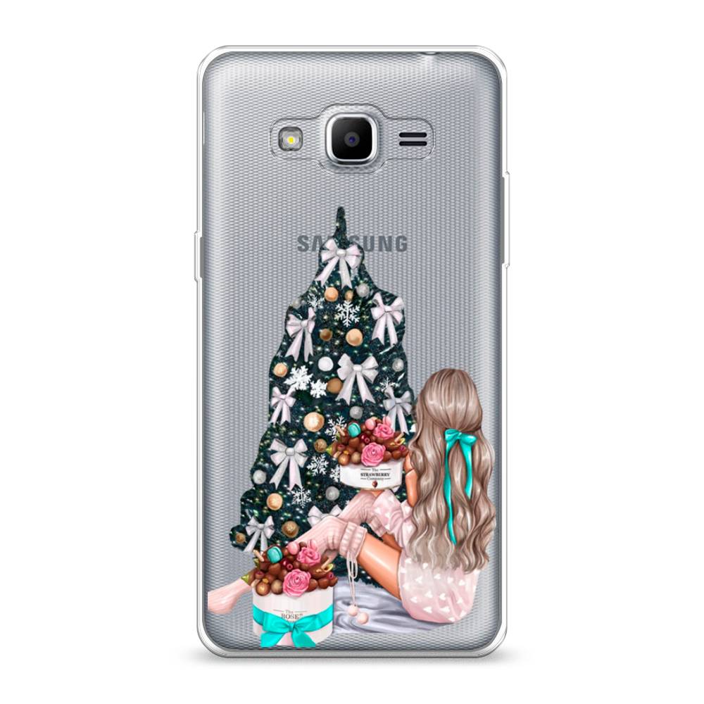 

Чехол на Samsung Galaxy Grand Prime "New Year", Зеленый;бежевый;голубой, 22350-5