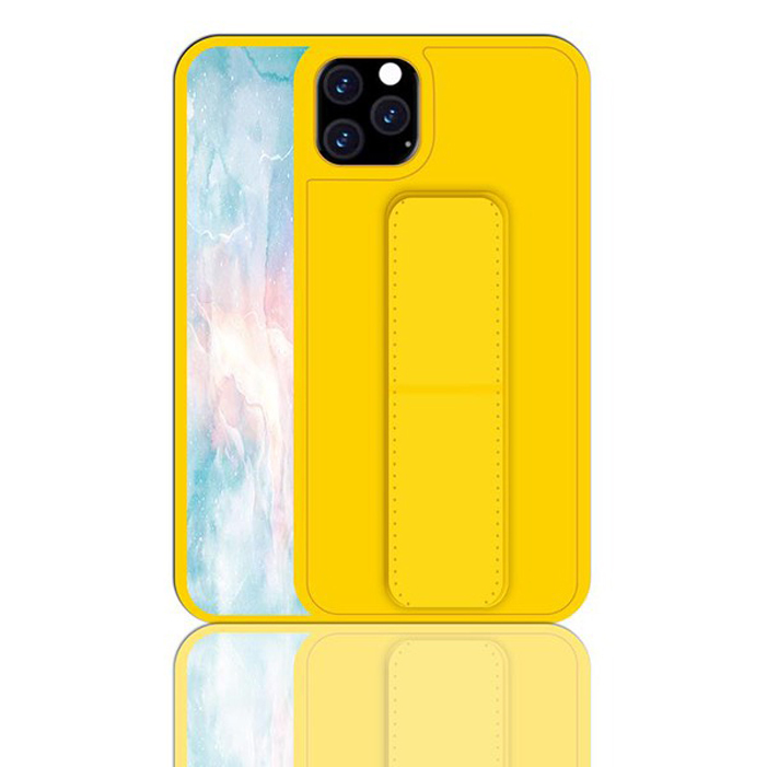 

Чехол силиконовый для iPhone 11 с магнитной подставкой желтый, Apple iPhone 11