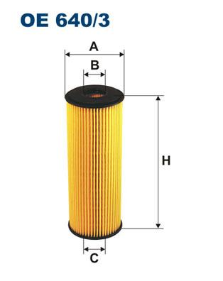 

Фильтр масляный FILTRON OE640/3