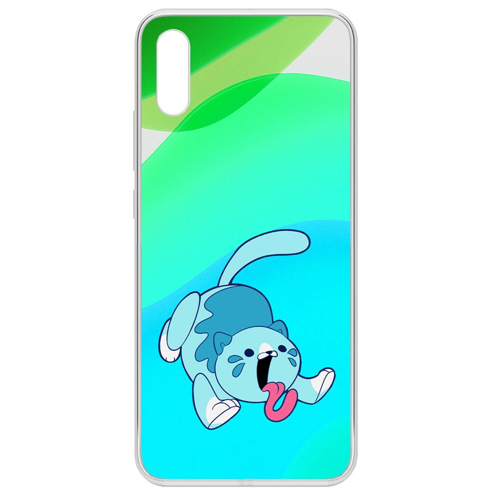 Чехол-накладка Krutoff Clear Case Хаги Ваги - Конфетная Кошка для Xiaomi Redmi 9A