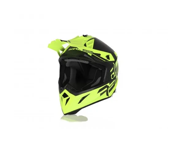 Шлем Acerbis STEEL CARBON арт.0023424.063.061 Yellow Fluo XS 600009710148 желтый,  черный