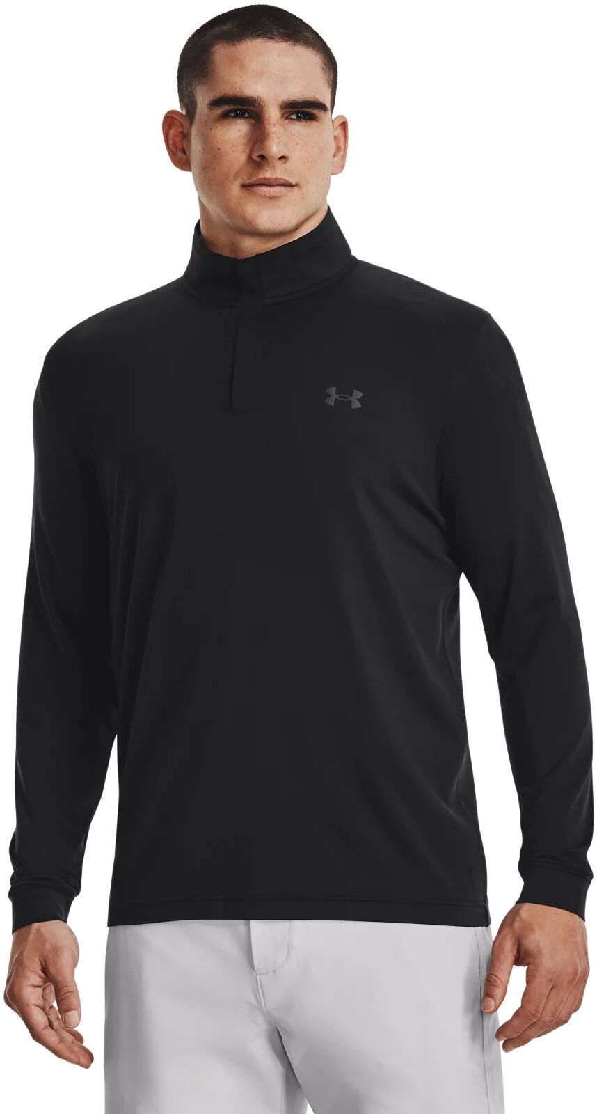 

Лонгслив мужской Under Armour Ua Playoff 1/4 Zip черный MD, Ua Playoff 1/4 Zip