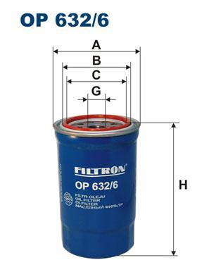 

Фильтр масляный FILTRON OP632/6