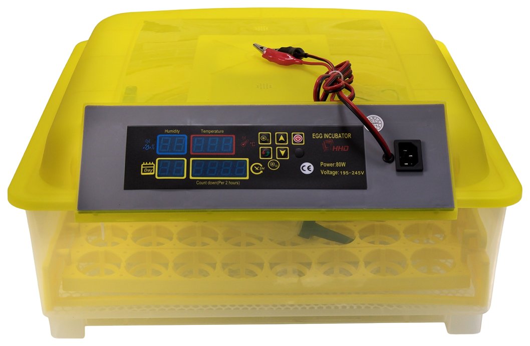 Инкубатор для яиц Умница И-48, 220B, 12В, 48 яиц, автоповорот, термостат электронный
