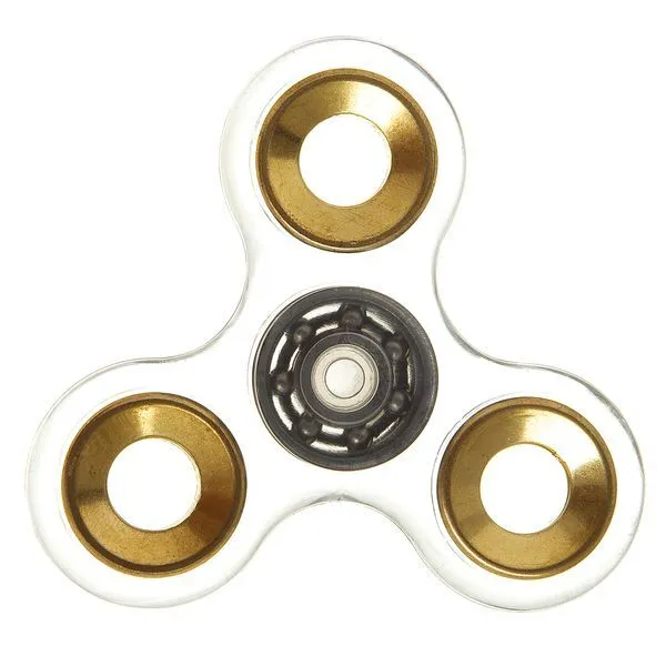 

Спиннер пластиковый Transparеnt Fidget Spinner Gold Color, PACK 9х9*1,1 см, Н86870-dg