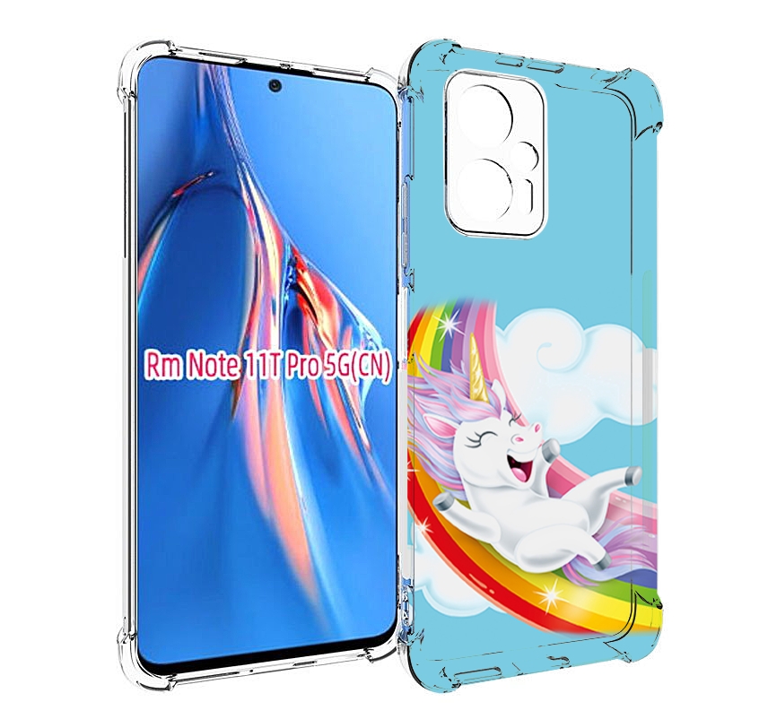 

Чехол MyPads единорог-на-радуге для Xiaomi Redmi Note 11T Pro / 11T Pro Plus / Poco X4 ..., Прозрачный, Tocco