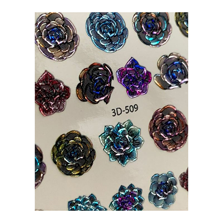 

3D-слайдер Anna Tkacheva Crystal №509 Цветы. Цветочки, Разноцветный