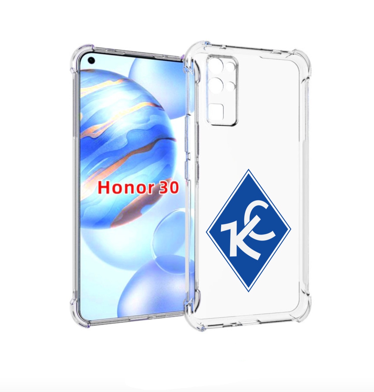 

Чехол бампер MyPads фк крылья советов мужской для Honor 30 (BMH-, Прозрачный, Tocco