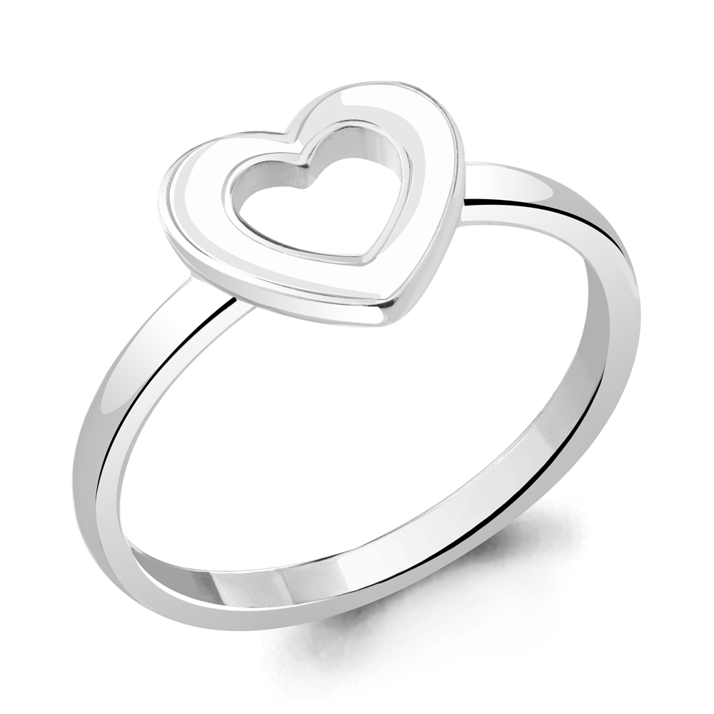 

Кольцо из серебра с эмалью р. 17 Aquamarine 54814_925_р, 54814_925_р