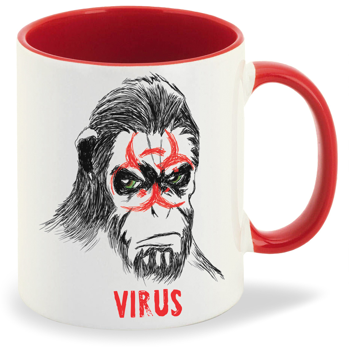 

Кружка CoolPodarok Virus Обезьяна, Virus Обезьяна