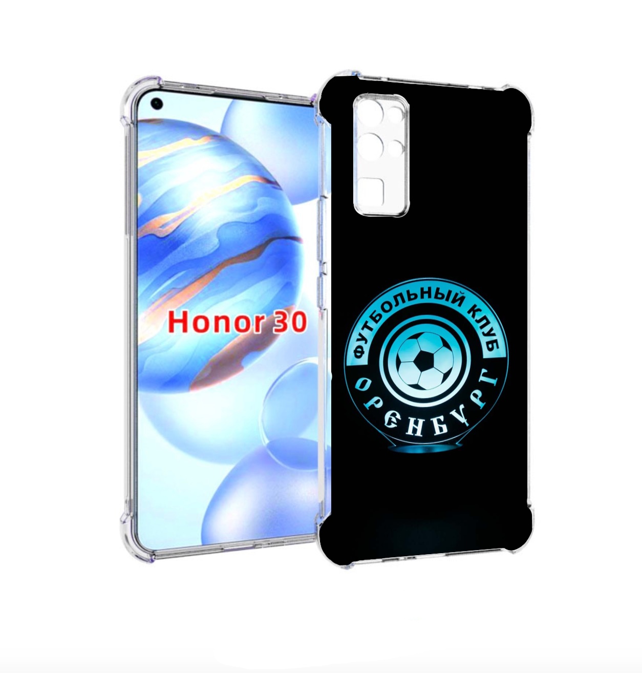 

Чехол бампер MyPads фк оренбург для Honor 30 (BMH-AN10) противоу, Прозрачный, Tocco