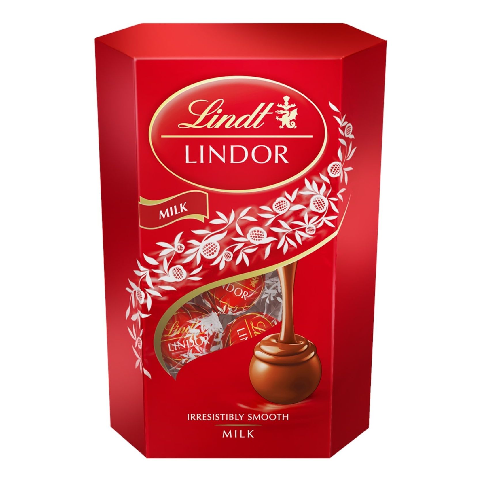 Конфеты шоколадные Lindt Lindor молочный шоколад с начинкой 200 г