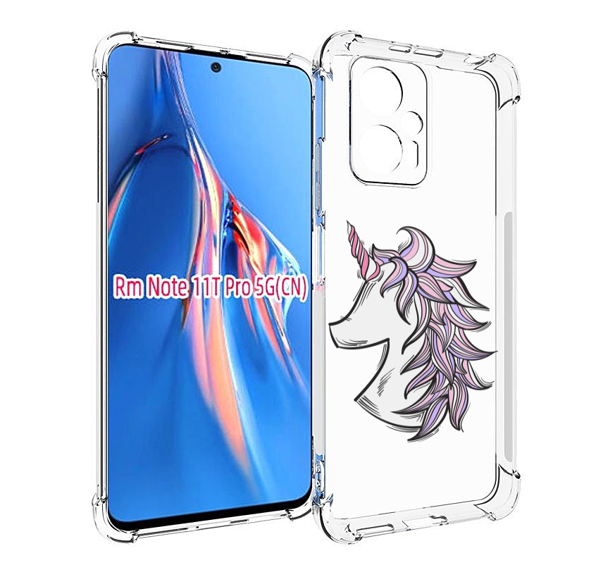 

Чехол MyPads единорог-рисунок для Xiaomi Redmi Note 11T Pro / 11T Pro Plus / Poco X4 GT..., Прозрачный, Tocco