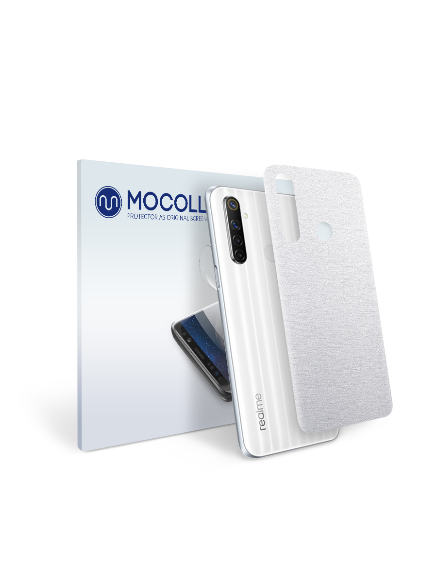 

Пленка защитная MOCOLL для задней панели REALME C11 Металлик Серебристый