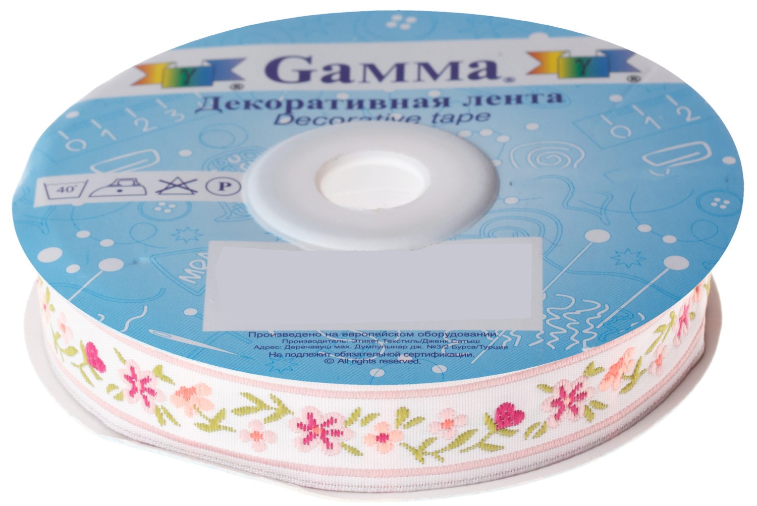 

Gamma 16 мм 10 м отделочная фиолетовая, Фиолетовый, 16 мм, 10 м, отделочная, фиолетовая
