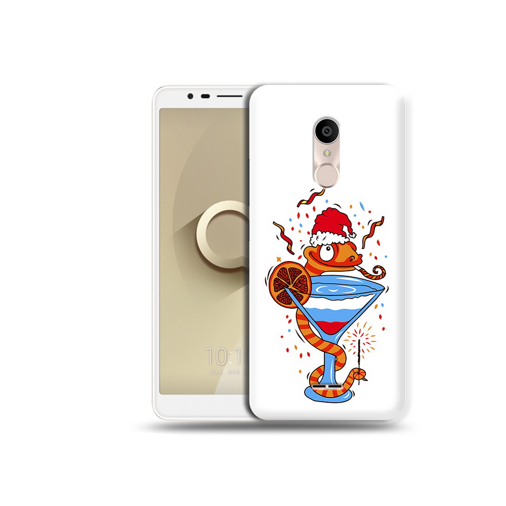 

Чехол MyPads Tocco для Alcatel 3C 5026D змейка, Прозрачный, Tocco