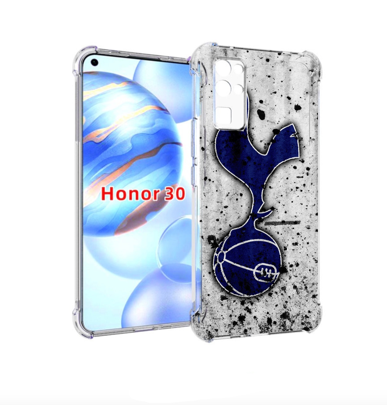 

Чехол бампер MyPads фк тоттенхэм лондон для Honor 30 (BMH-AN10), Прозрачный, Tocco