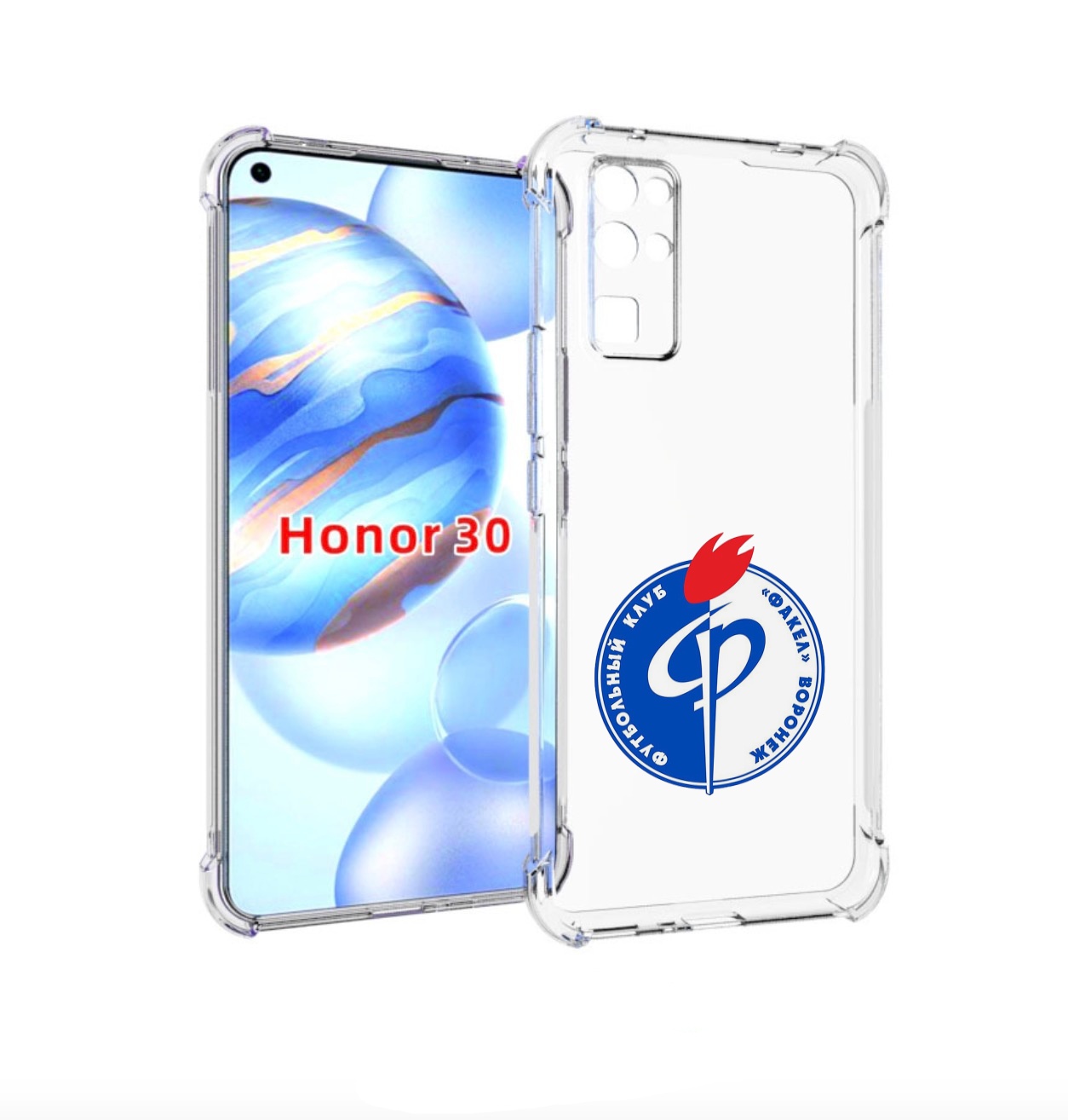 

Чехол бампер MyPads фк факел воронеж мужской для Honor 30 (BMH-A, Прозрачный, Tocco