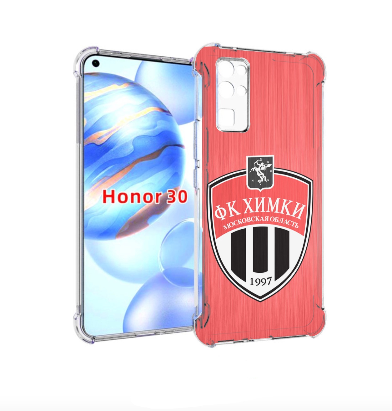 

Чехол бампер MyPads фк химки московская обл для Honor 30 (BMH-AN, Прозрачный, Tocco
