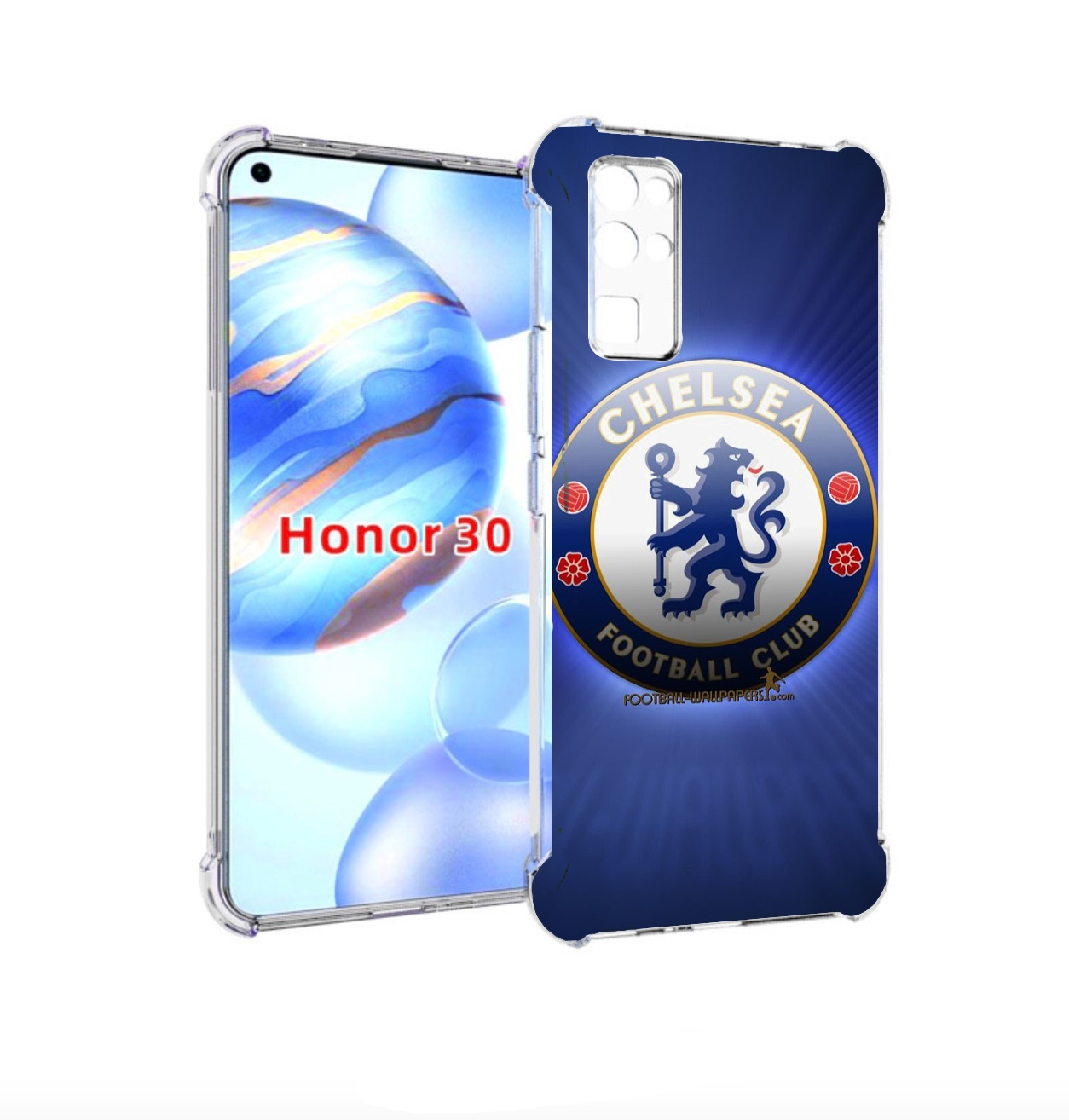 

Чехол бампер MyPads фк челси лондон мужской для Honor 30 (BMH-AN, Прозрачный, Tocco