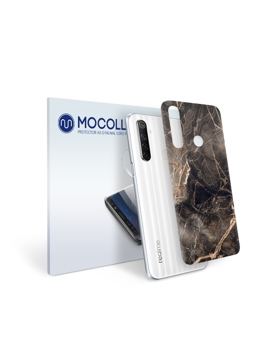 

Пленка защитная MOCOLL для задней панели REALME 2 Pro Камень Мрамор Серый