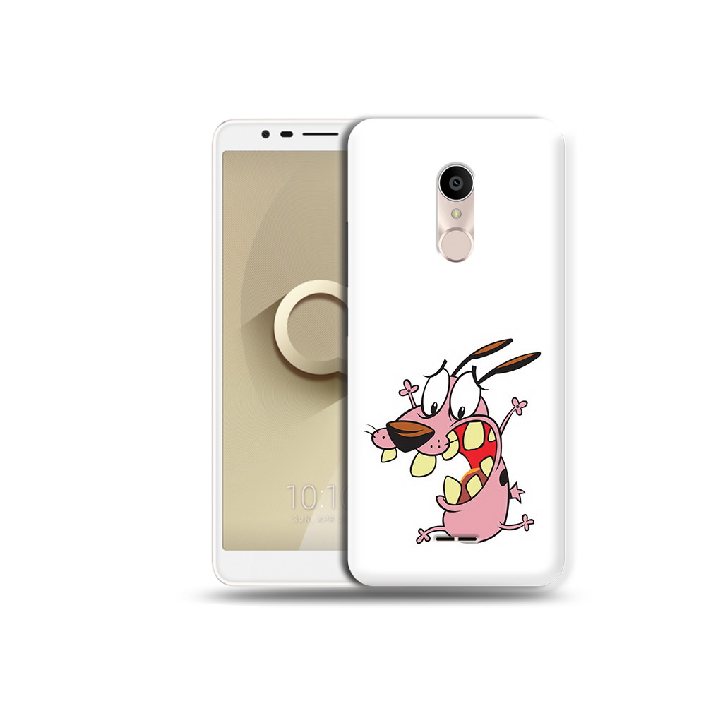 

Чехол MyPads Tocco для Alcatel 3C 5026D зубастый бобик, Прозрачный, Tocco