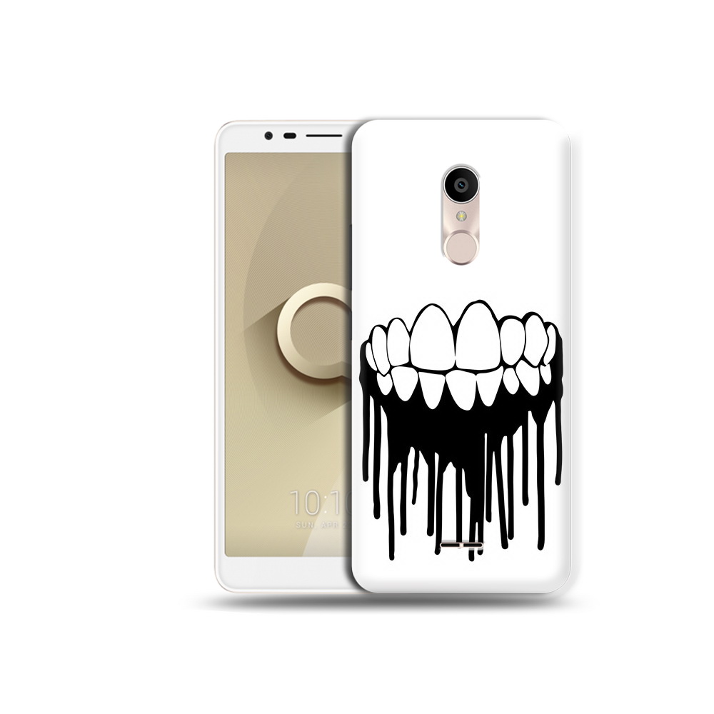 

Чехол MyPads Tocco для Alcatel 3C 5026D зубы, Прозрачный, Tocco