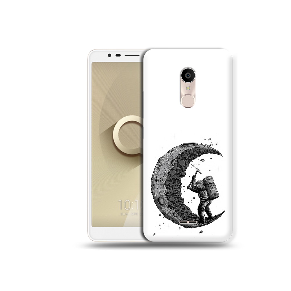

Чехол MyPads Tocco для Alcatel 3C 5026D камненная луна, Прозрачный, Tocco