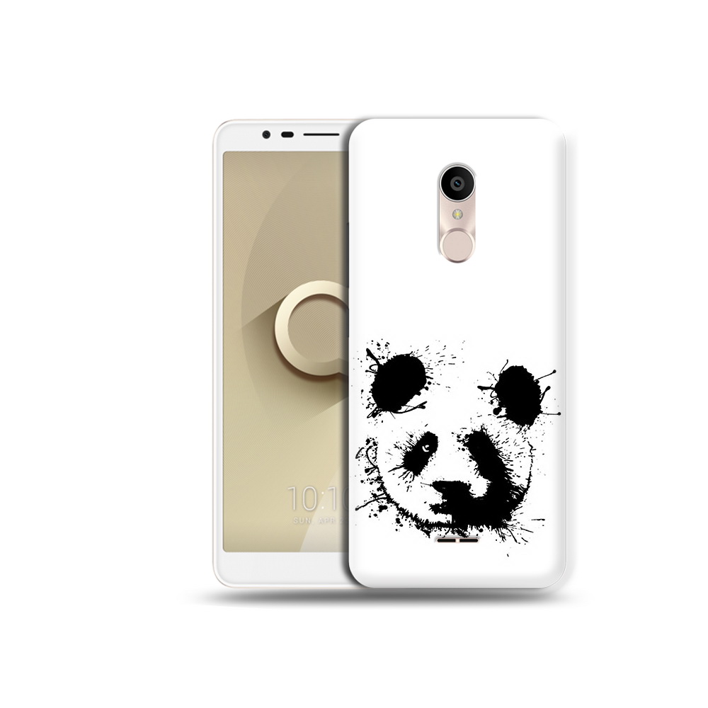 

Чехол MyPads Tocco для Alcatel 3C 5026D клякса-панда, Прозрачный, Tocco