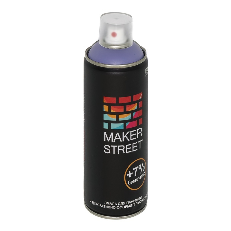 Makerstret для граффити и оформительских работ 400 мл цвет 406 сиренево-синий