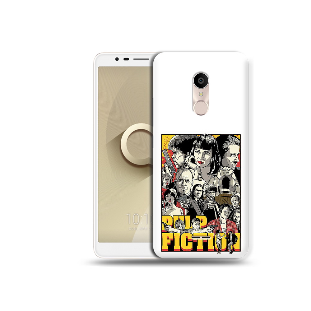 

Чехол MyPads Tocco для Alcatel 3C 5026D комикс картинка, Прозрачный, Tocco