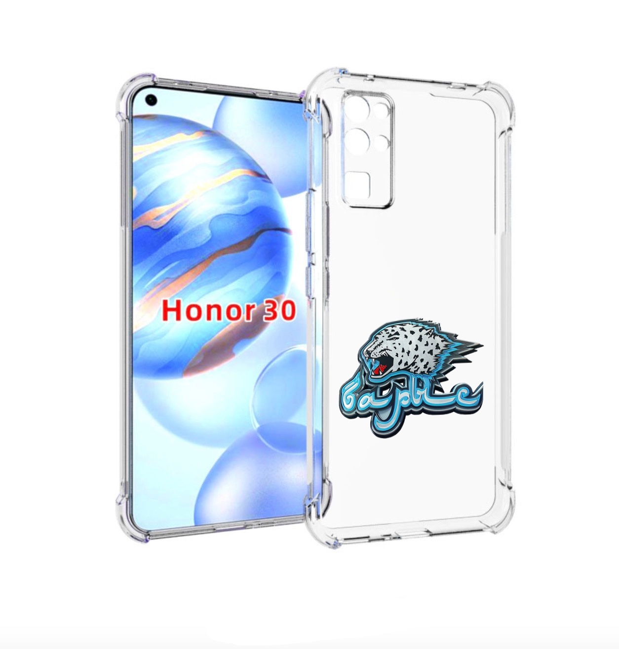 

Чехол бампер MyPads хк барыс нур-султан копия для Honor 30 (BMH-, Прозрачный, Tocco